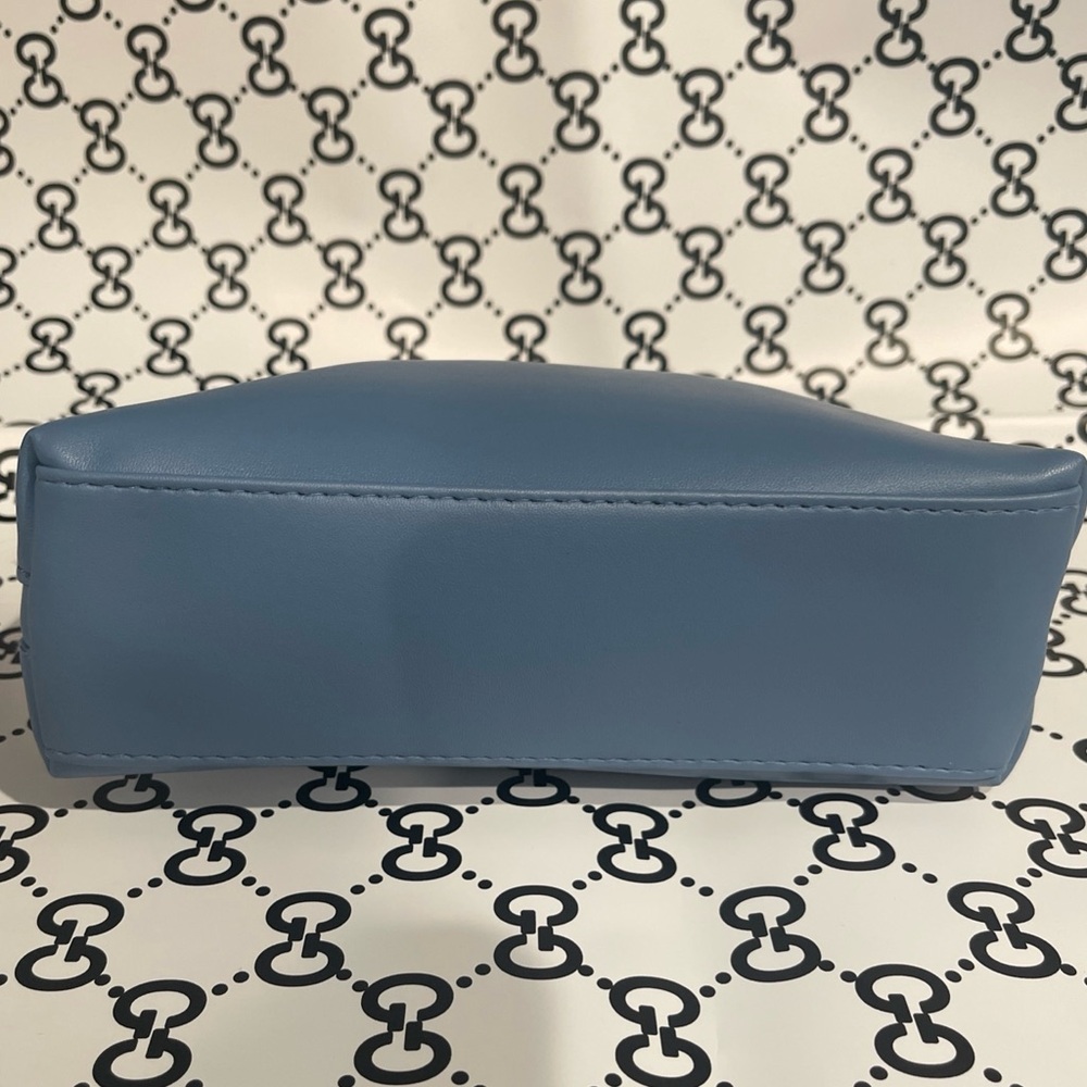 Ferragamo BLUE LEATHER MAKEUP TRAVEL BAG Turkish Airlines InterParfums Italy - Picture 6 of 13